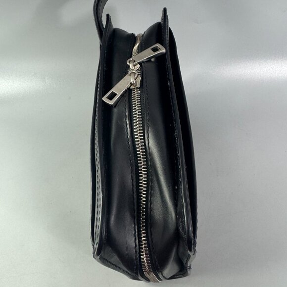 Authentic Bally Black Leather Zip-Around Organizer/Wallet Men's Wristlet - Picture 5 of 13